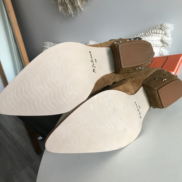 Matisse Caty Leather Boot Brown Star Studded Womens 8 - Picture 3 of 15